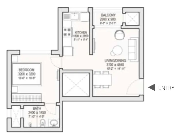 Typical floor layout board