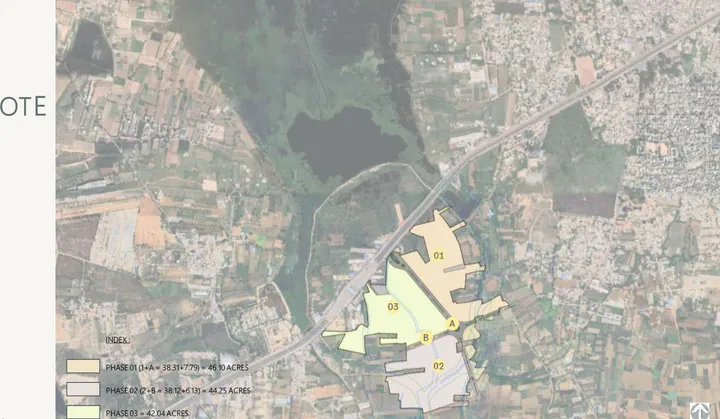 Location map from brochure